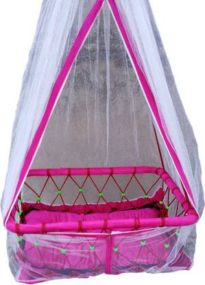 Kids Town Baby Sleeping Jhula with Mosquito Net (0-1 Years ) Swings Swings