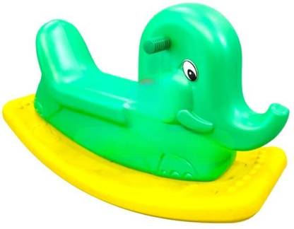 Laxmi Air Inflatable Toys Elephant Rocker Ride on Rocker for Both Outdoor and Indoor Rocker