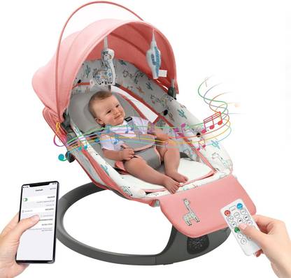 SOFTIES Automatic Cradle for Baby Rocker | Swing for New Born Baby Rocker