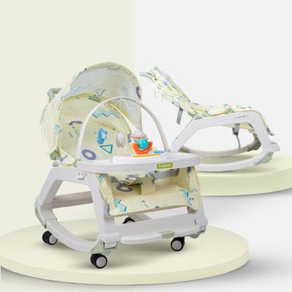 baybee 5 in 1 Baby Rocking Chair for Kids Hanging Toy Baby Dining Booster Seat for Baby Bouncer