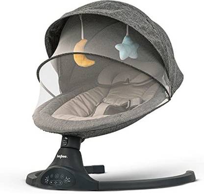 baybee Premium Baby Rocker with Mosquito Net Safety Belt Removable Toys Swing Bouncer