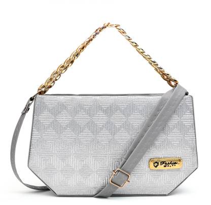 Stylishssletion Fashion-siver-sling bag-chain Bow Sling