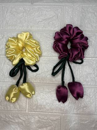 PAAKHI Tulip scrunchi Self Bow
