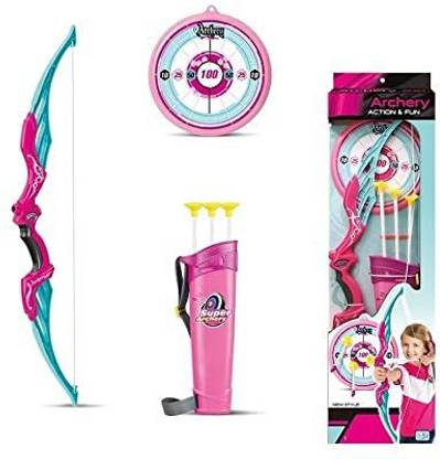 Zoropie Archery Toy Set & Dart Target Board,3 Suction Cup Arrows Longbow