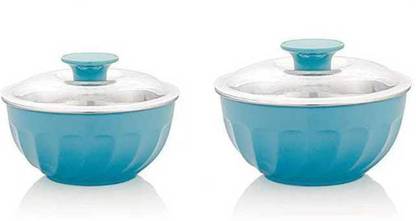 PRAGATI SALES Plastic Mixing Bowl Flourish Bowls Set Kitchen Storage Microwave Utensils Mixing with LID