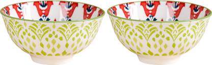 Nestasia Ceramic Serving Bowl Mandala Dessert Bowl Set