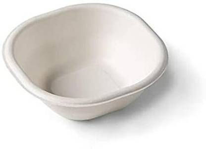 Kashvi Traders Sugarcane Bagasse Storage Bowl 100% Biodegradable Sugarcane Bagasse Bowls Natural Compostable Soup Bowls Disposable