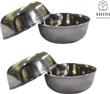 SHINI LIFESTYLE Stainless Steel Vegetable Bowl Katora, Dal Chawal Bowl, Soup Bowl, Katori