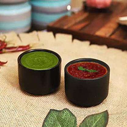 ZIDO Melamine Sauce Bowl (Pack of 2) Mini Chutney Katori for Sauce, Chutneys, Mayonnaise and Pickles