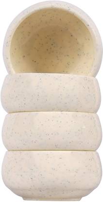 CORNET Polypropylene Dessert Bowl Polyproplene Lotus Shape Bowl | Microwave Safe | Dessert Bowls | for Guests