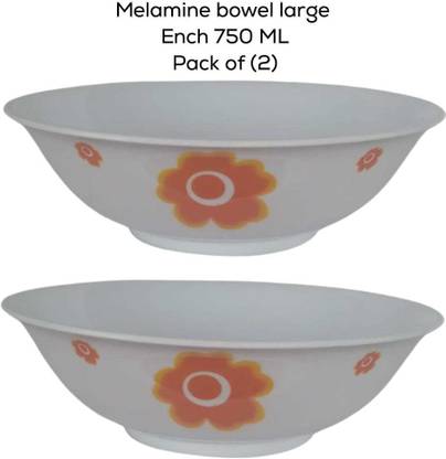 TUPPERWARE Polypropylene Mixing Bowl Melamine Bowl Set Large Each 750ml (Pack of 2)