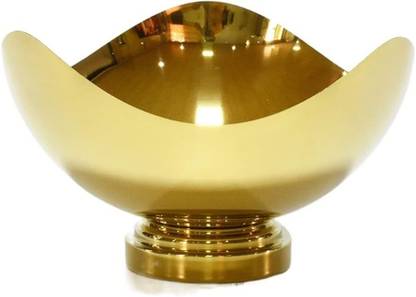 BHAJANSHREE Stainless Steel Decorative Bowl Stainless Steel Ice Bowl | Double Wall Insulated Bowl for Ice, Salad & Chilling
