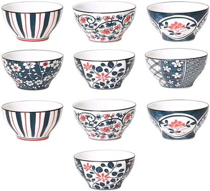 SHFTI Ceramic Mixing Bowl CeramicBowlsMulticolourPerfectforCereal,Desert,IceCream,Rice,Soups,MicrowaveSafe