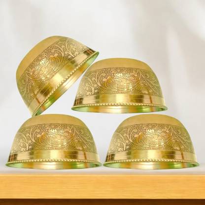 COPRASIA Brass Vegetable Bowl COPRASIA Brass Dining Bowl, Peetal ki Katori - 250 ml