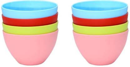 IMOX Plastic Cereal Bowl Unbreakable BPA Free Cereal Bowls Mixing & Serving Bowl for Salad Soup Popcorn