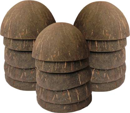 Ez Farmland Wooden Decorative Bowl Coconut Shell Finished Bowl (STANDARD SIZE) /Handicraft/Agro Craft Disposable