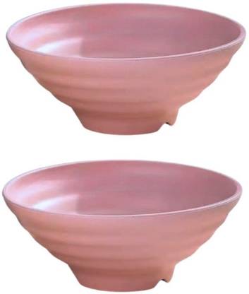 Sugalsu Plastic Cereal Bowl Wheat Straw 19cm Bowl Set Unbreakable & Eco-Friendly Wheat Straw Fiber Bowls