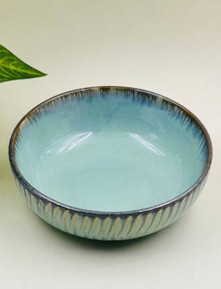 LUPAAVA Ceramic Serving Bowl for Serving Salad, Noodle, Pop Corn, Snack, Curry Bowl