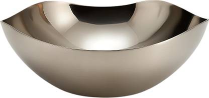BHAJANSHREE Stainless Steel Salad Bowl Ice Bowl for Serving & Chilling | Insulated Steel Bowl for Buffet and Catering