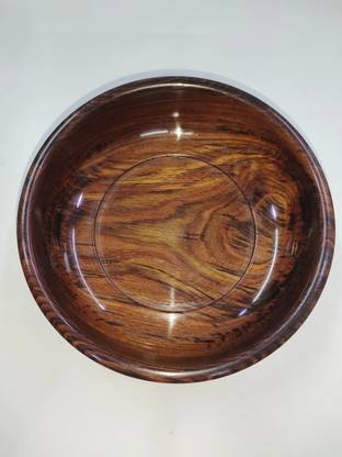 MARMORIS ECOM Wooden Serving Bowl for Multipurpose Sheesham Wooden Round Shaped Serving Bowl For Kitchen