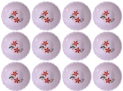 Feast Melamine Serving Bowl Smart Model(504)Beautyful Serving Bowl/Veg Bowl Set 12 Pcs of Melamine