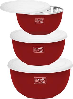 Classic Essentials Stainless Steel Storage Bowl Microwave Safe Bowl
