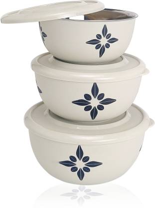 Zaib Stainless Steel Serving Bowl Airtight Serving set, Food storage and Reheating set for oven