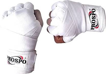 PROSPO Mexican Boxing Hand Wraps, Stretch wrap - 120 inch Stretch (3 Meter, white) Pair Boxing Hand Wrap