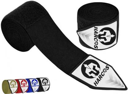 HARCOS Breathable Boxing Hand Wrap Elasticated Thumb Loop Mitts Straps Wrist Protection Boxing Hand Wrap