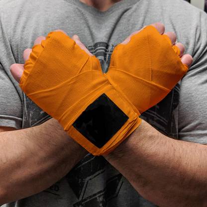 DreamPalace Boxing Hand Wrap Bandage Gloves For Men & Women (Orange) Orange Boxing Hand Wrap