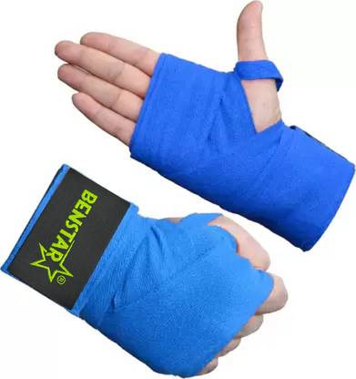 Benstar Blue Boxing Hand warp cotton Material Boxing Hand Wrap