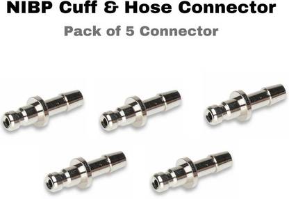 Cityhealth NIBP Cuff Metal Connector (Pack of 5) Suitable For All Size NIBP Cuff Bp Monitor Cuff
