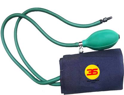 Microtone BP Cuff Grey with Green Bladder and Bulb Bp Monitor Cuff