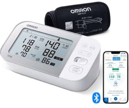 OMRON HEM 7361T Bluetooth Digital Blood Pressure Monitor with AFib Indicator Bp Monitor Cuff