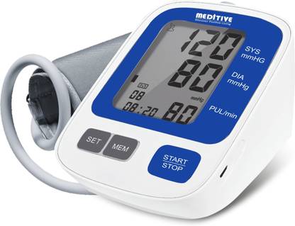 MEDITIVE MBP-08 Fully Automatic Arm-type Digital Blood Pressure Monitor with micro USB port Bp Monitor
