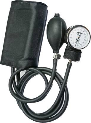MCP Healthcare MCP001 Aneroid Sphygmomanometer With Latex Bladder, Latex Bulb & Adult Size Cuff Bp Monitor