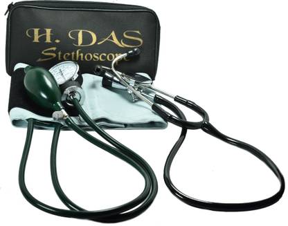 Dishan Blood pressure monitor- Doctor D- with Stethoscope from H. Das H Das Stethoscope With Doctor D BP Moniter Black. Bp Monitor