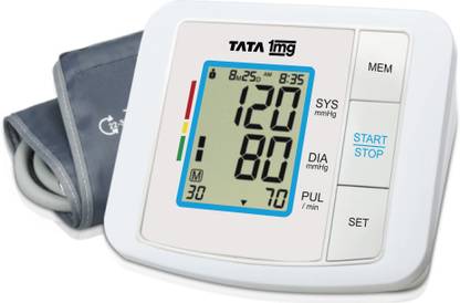 TATA 1mg Blood Pressure Monitor Fully Automatic, Digital BP Monitor T1MG/BP01 Bp Monitor