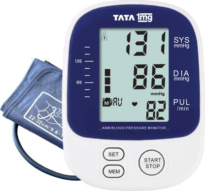 TATA 1mg BP-03 Blood Pressure Monitor Fully Automatic Upper Arm Style Bp Monitor