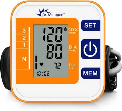 Dr. Morepen Blood Pressure Monitor with 4 Batteries BP-14 Bp Monitor