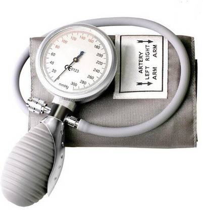 SMIC Aneroid Sphygmomanometer Dial Model Manual Arm Cuff, Stainless Steel BP Monitor Bp Monitor