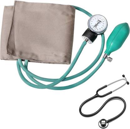 SWADESI BY MCP Aneroid sphygmomanometer and stethoscope Blood Pressure Machine and Stethoscope Bp Monitor