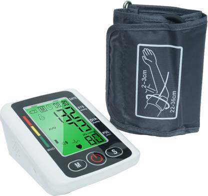 AMKAY Digital Blood Pressure Monitor | Accurate Measurements & One Touch Operation | Fully Automatic Bp Monitor