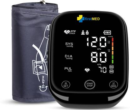 Firstmed FM-04 Fully Automatic Digital Blood Pressure Monitor Large Cuff Size 1 Yr Warranty - Large Display Size Bp Monitor