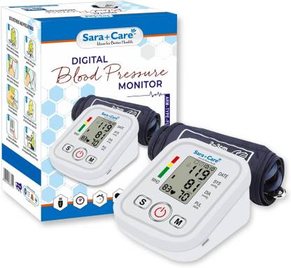 Sara+Care BP Machine With High Accuracy, Fully Automatic BPM-101 Bp Monitor