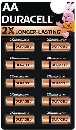 rsc healthcare AA Duracell Alkaline AA Batteries,( Pack of 10) DURACELL AA ALKALINE Battery For All BP Monitor Machine Bp Monitor