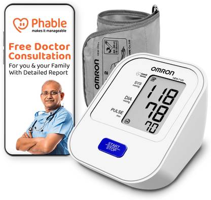 OMRON HEM-7120-AP + Free Phable Doctor Consultation Bp Monitor