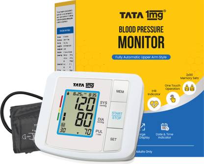 TATA 1mg Blood Pressure Monitor Fully Automatic, Digital BP Monitor T1MG/BP01 Bp Monitor