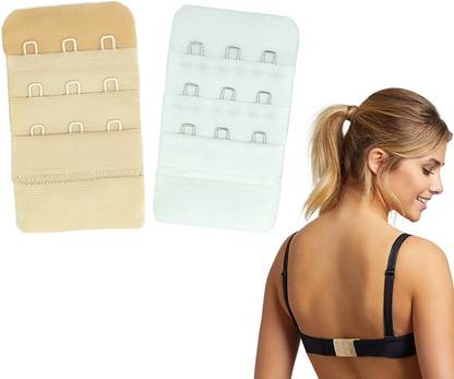 Aakriti Women's Soft Comfortable Elastic Bra Extenders Bra Extension | Extender Bra Band Hook Extender