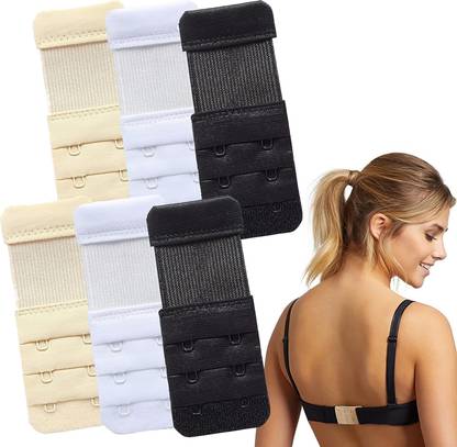 Aakriti Women's Soft Comfortable Elastic Bra Extenders Bra Extension | Extender Bra Band Hook Extender